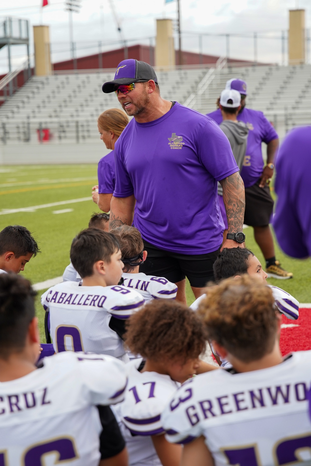 Coach to team — sideline storytelling