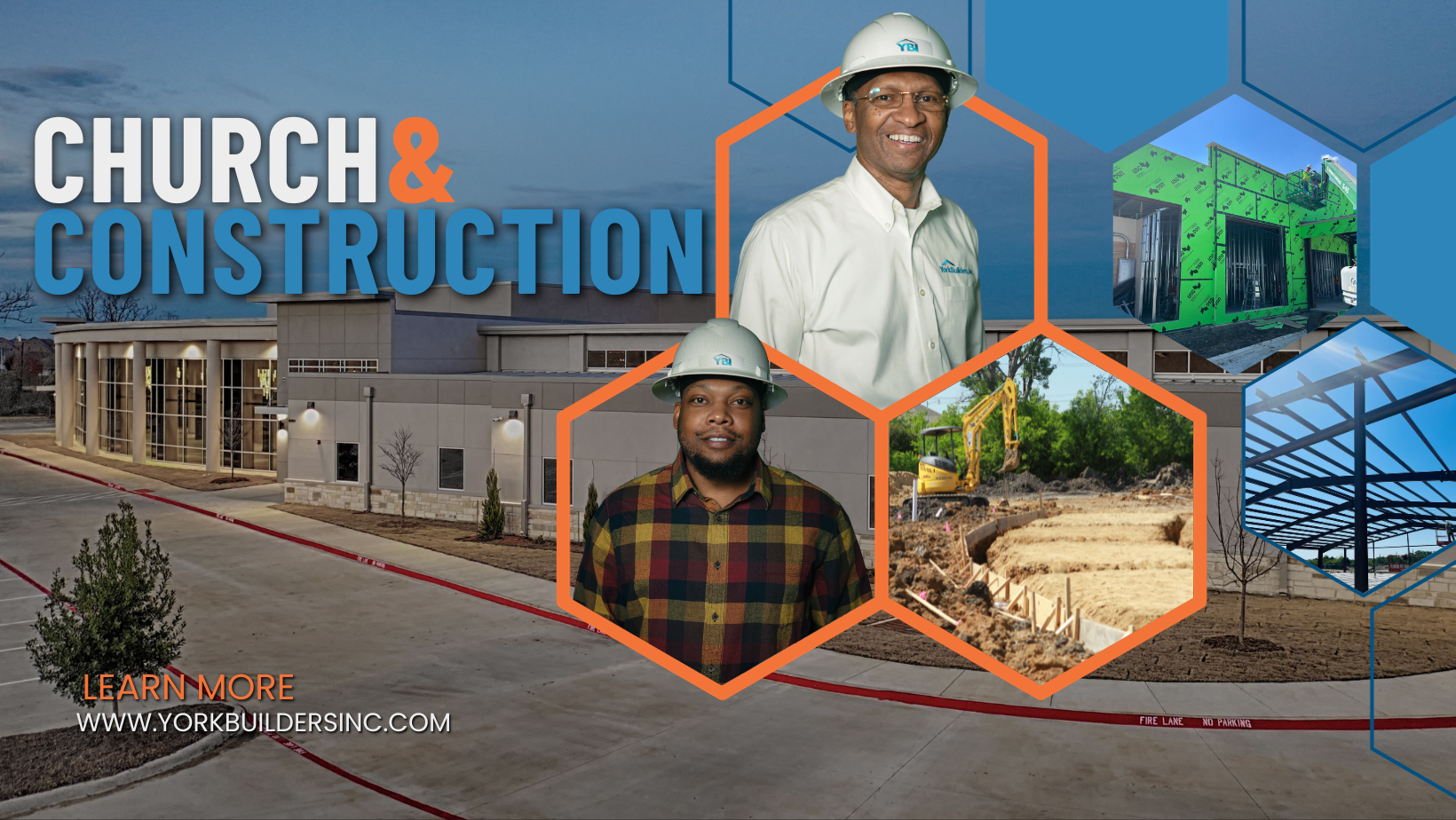 York Builders — Church & Construction banner